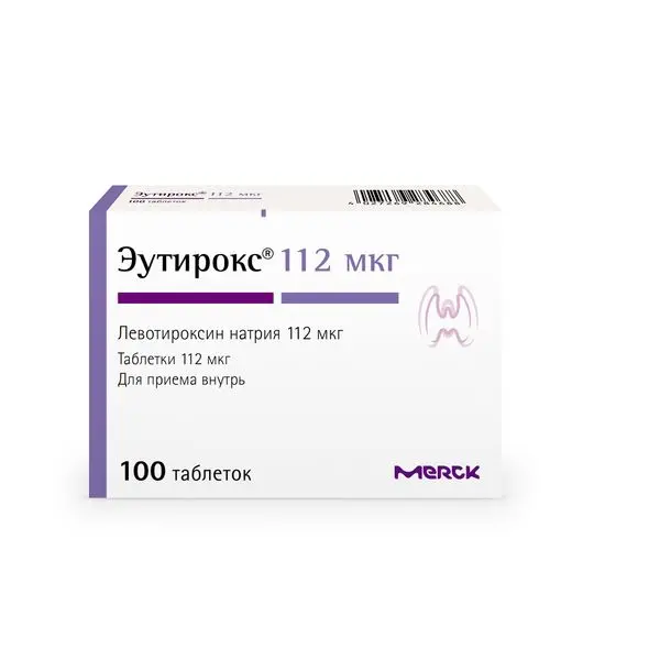 Эутирокс 112мкг №100 таб^ Эутирокс 112мкг №100 таб^
