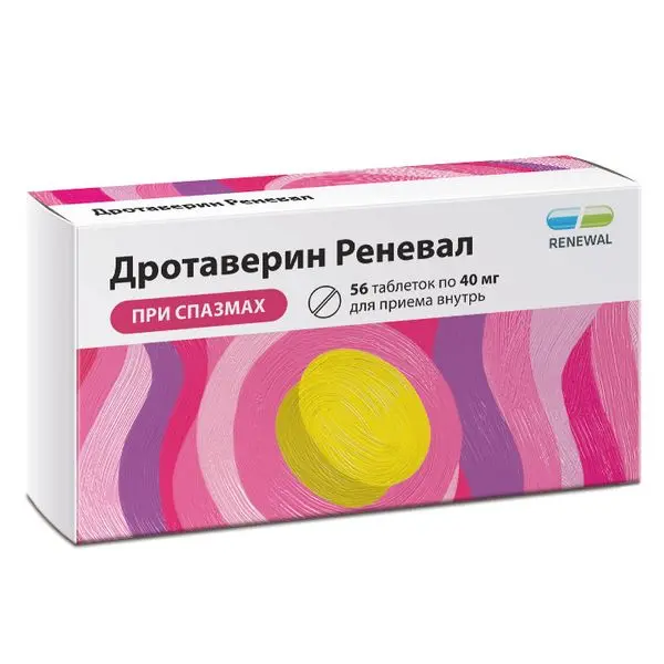 Дротаверин Реневал 40мг №28 таб ^ (Renewal) Дротаверин Реневал 40мг №28 таб ^ (Renewal)