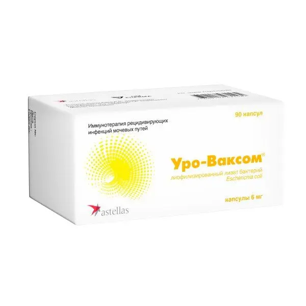Уро-ваксом 0,006 №30 капс. ^ Уро-ваксом 0,006 №30 капс. ^
