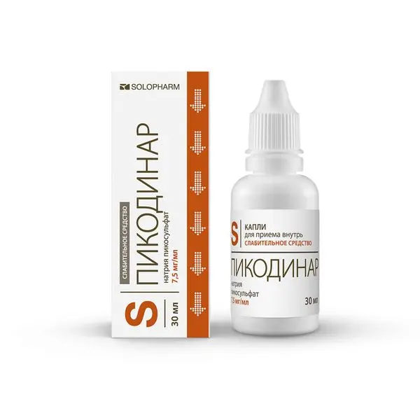 Пикодинар р-р д/пр. внутрь 7.5мг/мл 15мл ^ Солофарм