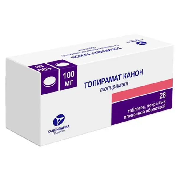 Топирамат-Канон 25мг №28 п/пл/о ^