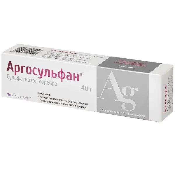 Аргосульфан крем 2% 40г ^ Аргосульфан крем 2% 40г ^