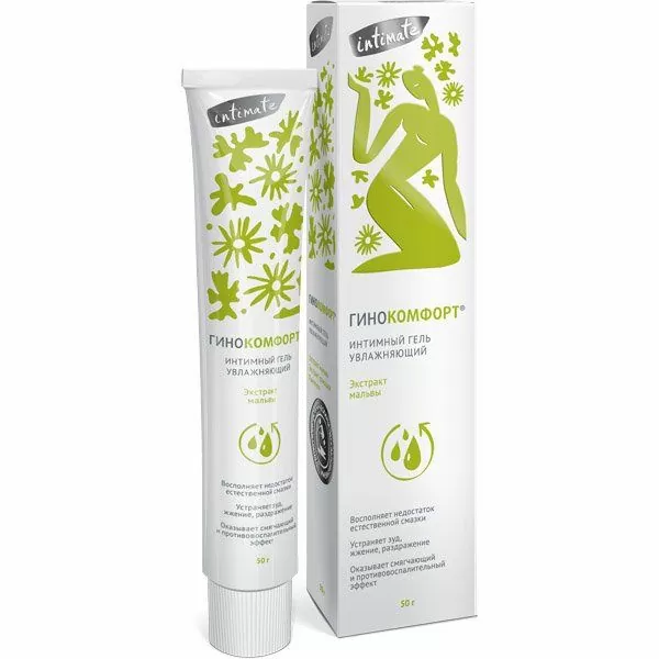 Гинокомфорт интимный гель-смазка 50г