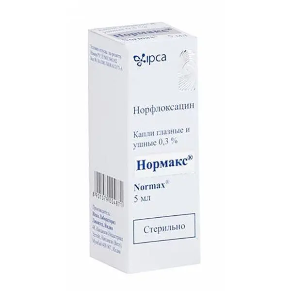Нормакс 0.3% 5мл фл гл/ушные капли ^