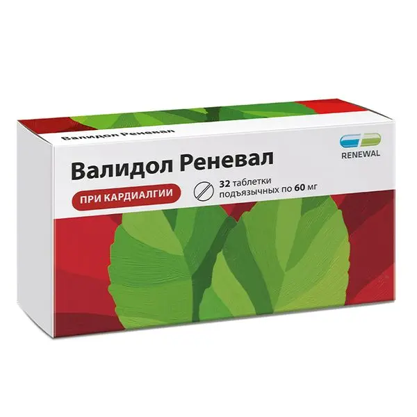 Валидол Реневал таб 60мг №24 (Renewal)