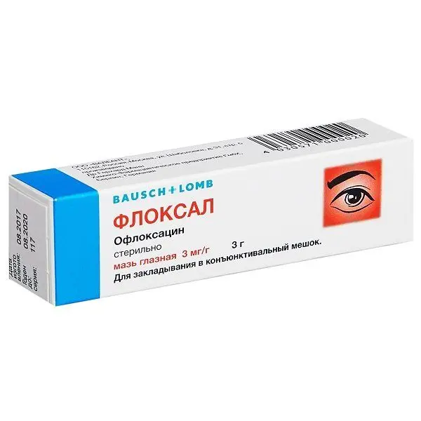 Флоксал 0,3%-3г мазь ^ Флоксал 0,3%-3г мазь ^