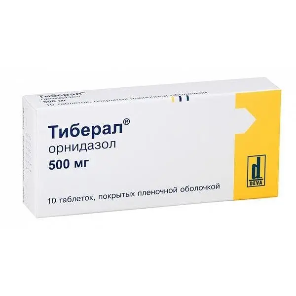 Тиберал 500мг №10 таб ^