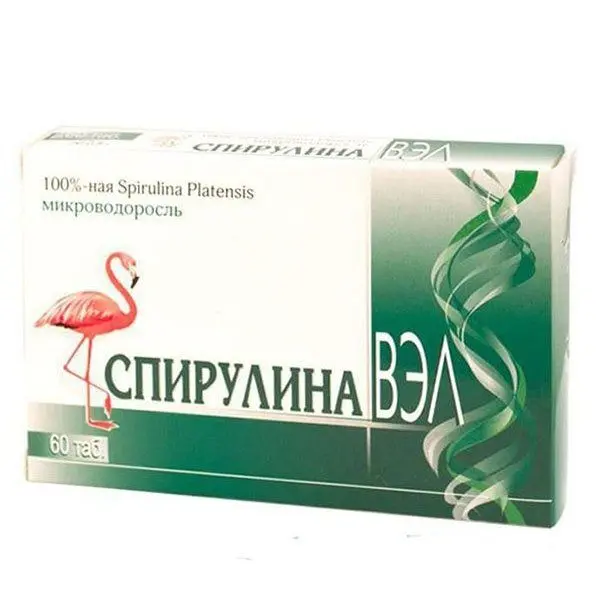 Спирулина 500мг таб №60 (Квадрат С) Спирулина 500мг таб №60 (Квадрат С)