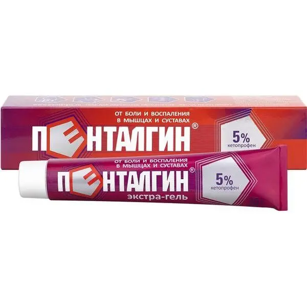 Пенталгин экстра-гель 5% 30г гель д/наруж. прим. ^ Пенталгин экстра-гель 5% 30г гель д/наруж. прим. ^