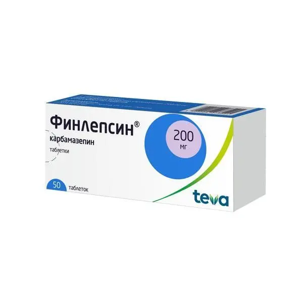 Финлепсин 200мг №50 таб ^ Финлепсин 200мг №50 таб ^