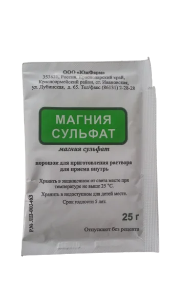 Магния сульфат 25г пак Магния сульфат 25г пак
