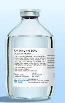 Аминовен  10% 500мл №10 флак р-р д/инф ^ Аминовен  10% 500мл №10 флак р-р д/инф ^