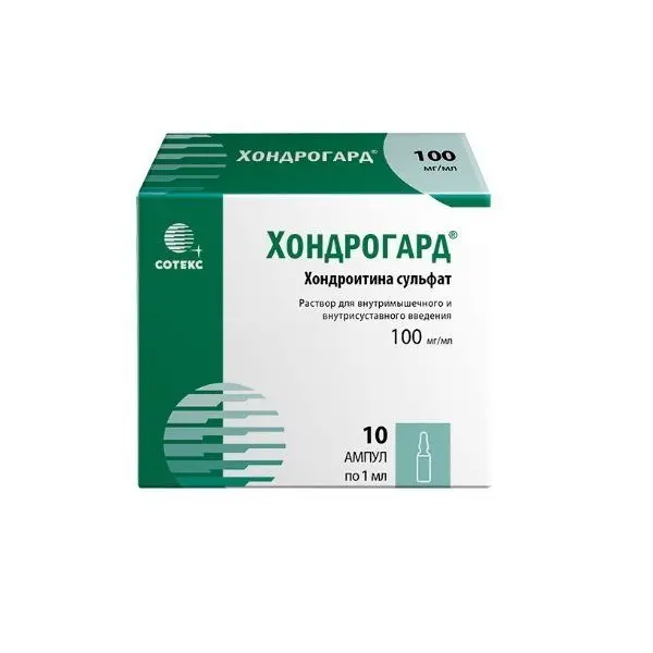 Хондрогард 0,1/мл 1мл №10 амп р-р в/м. ^ Хондрогард 0,1/мл 1мл №10 амп р-р в/м. ^