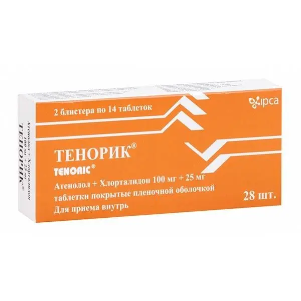 Тенорик 50мг/12,5мг таб №28 ^