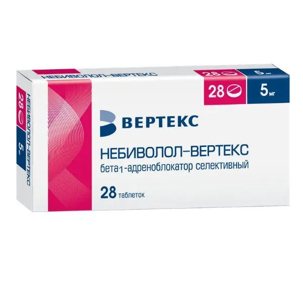 Небиволол-Вертекс 5мг №28 таб ^