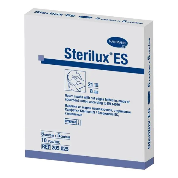 Салфетки Sterilux ES нестерил. 5 х 5см №100
