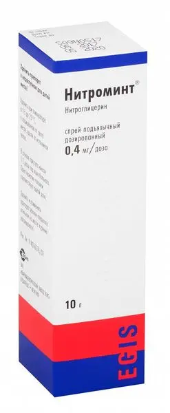 Нитроминт 180доз-10г аэр. ^