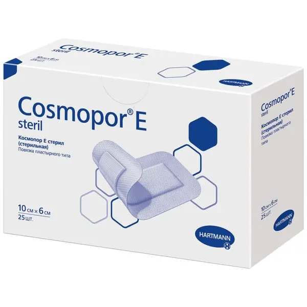 Повязка Cosmopor Е 10*8см №25шт/уп Повязка Cosmopor Е 10*8см №25шт/уп