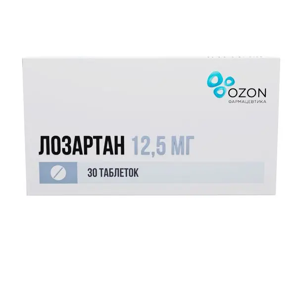 Лозартан таб  12,5мг №30 ^