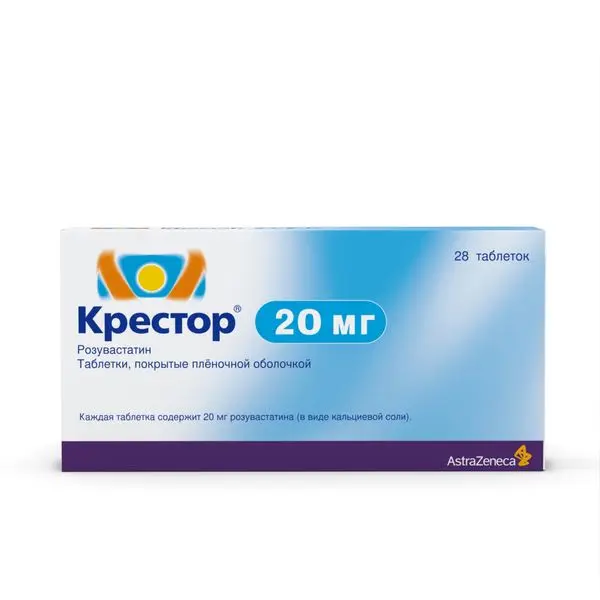 Крестор 20мг №28 таб ^ Крестор 20мг №28 таб ^