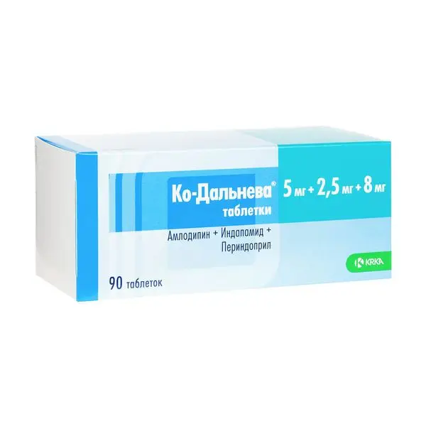 Ко-Дальнева 5мг+1.25мг+4мг №30 таб^