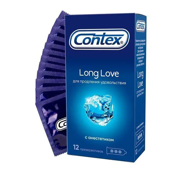Презервативы Contex №12 Longг love с анестетиком