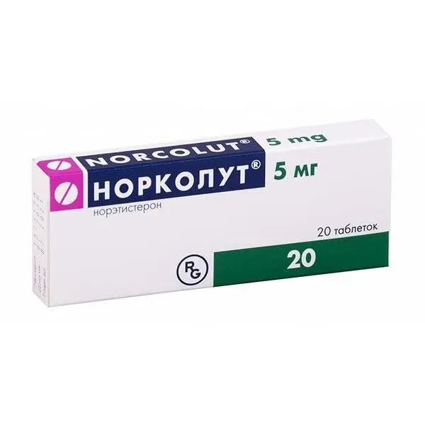 Норколут 5мг №20 таб^ Норколут 5мг №20 таб^