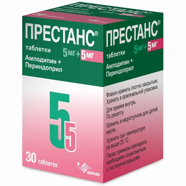Престанс 5мг+5мг №30 таб. ^