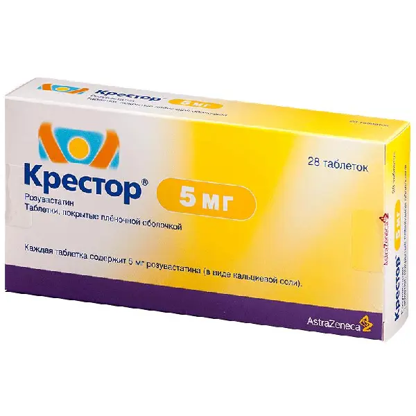 Крестор 5мг №28 таб ^