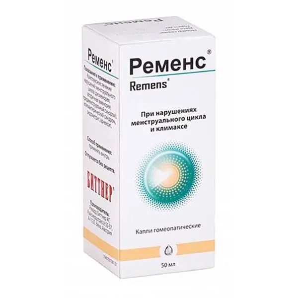 Ременс 50мл капли. ^