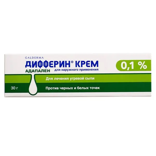 Дифферин 0,1%-30г крем ^ Дифферин 0,1%-30г крем ^