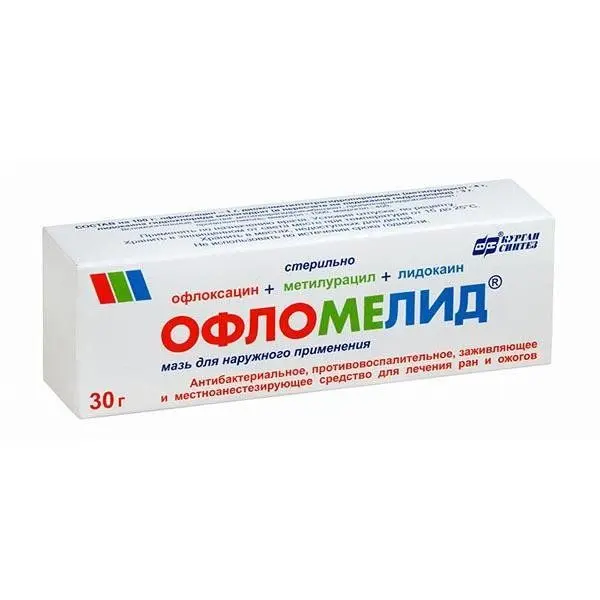 Офломелид мазь 30г д/наружного прим. ^ Офломелид мазь 30г д/наружного прим. ^