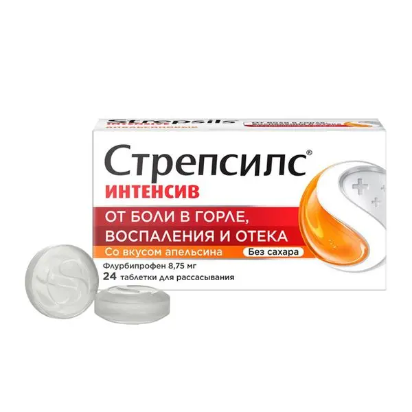 Стрепсилс Интенсив мед/лимон №24 таб  д/расс