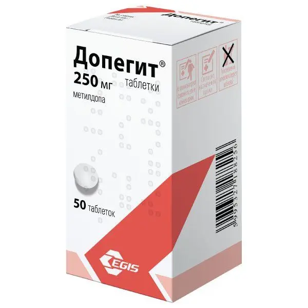 Допегит 250мг №50 таб ^ Допегит 250мг №50 таб ^