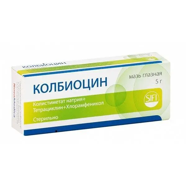 Колбиоцин гл. мазь 5мл. ^