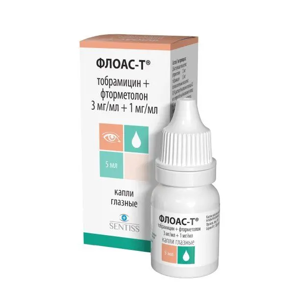 Флоас-Т капли гл. 3мг/мл+1мг/мл фл. 5мл №1