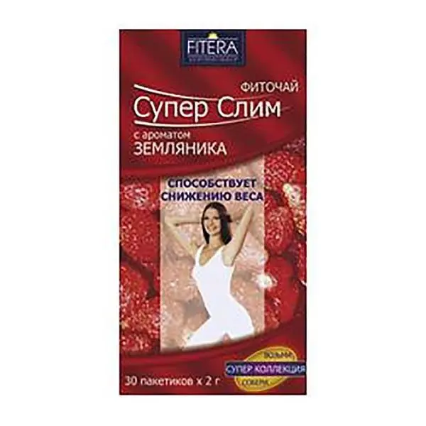 Фиточай супер слим клубника 2г ф/п №30