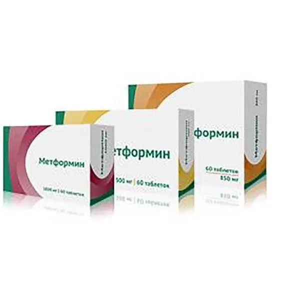 Метформин 1г №60 таб п/о