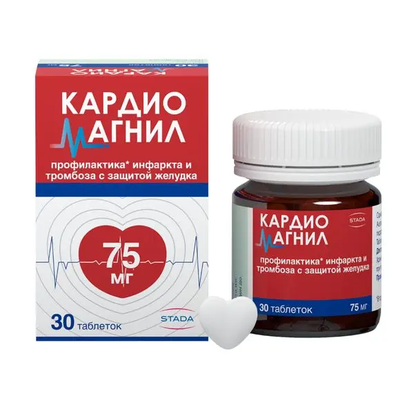 Кардиомагнил 150мг №30 таб^ Кардиомагнил 150мг №30 таб^