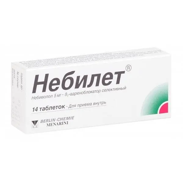 Небилет тб 5 мг № 14 ..