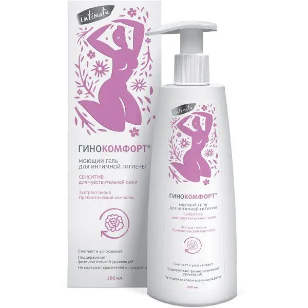 Гинокомфорт гель д/инт.гиг моющий 200мл