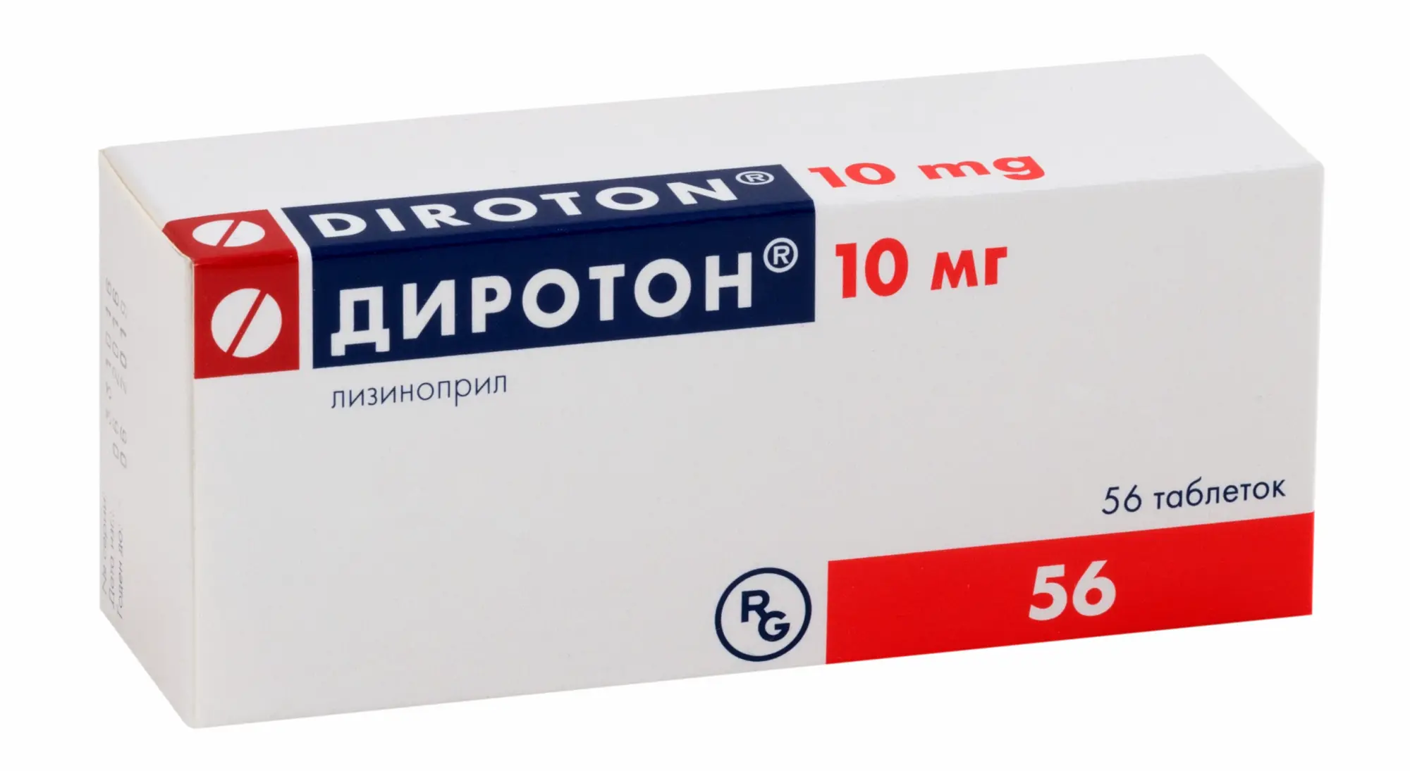Диротон 10мг №56 таб ^