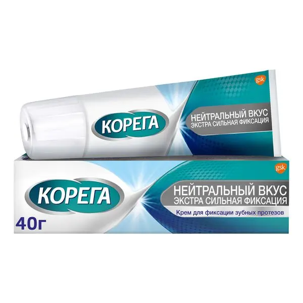 Корега 40г крем для фикс. зуб. протезов Максимальное прилегание Корега 40г крем для фикс. зуб. протезов Максимальное прилегание