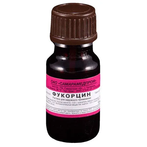 Фукорцин 25мл р-р д/наруж.прим. ^ Фукорцин 25мл р-р д/наруж.прим. ^